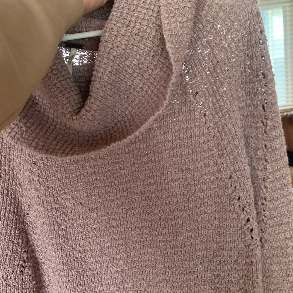 Free People By Your Side Sweater in Muave Small - Picture 10 of 12